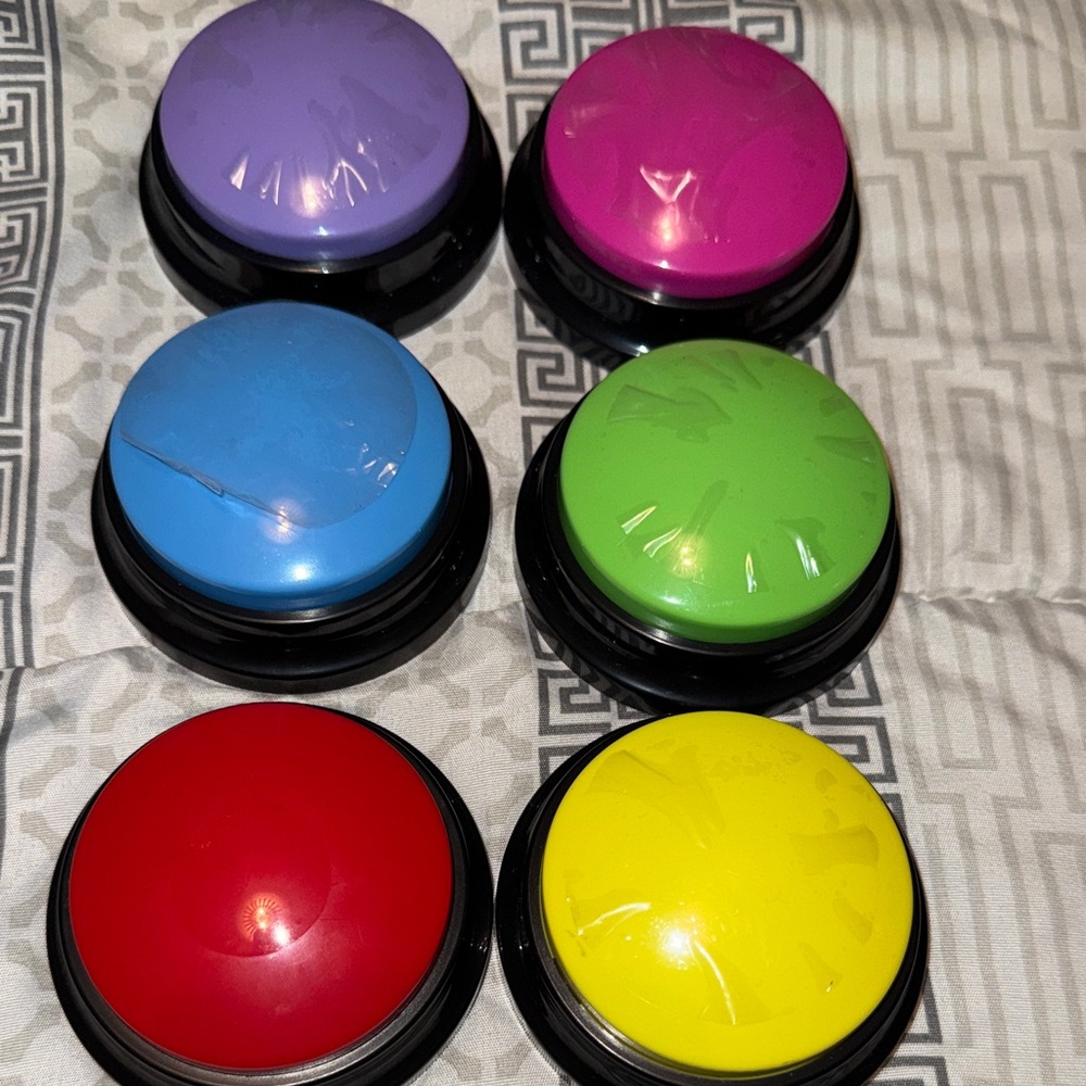 Recordable Talking Buzzer Button for Live Shows or for Family Games Qty1 NWOT